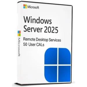 windows server 2025 remote desktop services 50 user connections cd key global